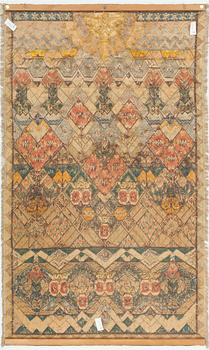 Anna Ankarcrona, VÄVD TAPET. Gobelängteknik. 251 x 148,5 cm. Signerad och daterad LICIUM 19. krönt AA -12 BC. KW. FE.