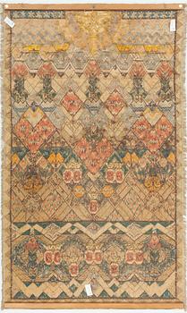 Anna Ankarcrona, A TAPESTRY. Tapestry weave. 251 x 148,5 cm. Signed and dated LICIUM 19. a crowned AA -12 BC. KW. FE.