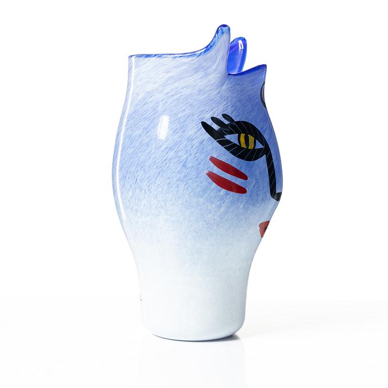 Ulrica Hydman-Vallien, a glass vase, Koda Boda.
