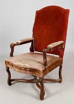 KARMSTOL, barock, 1700-tal.