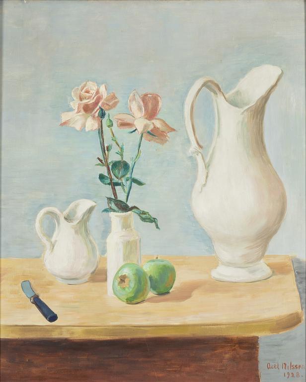 Axel Nilsson, signerad och daterad 1928, olja på duk.