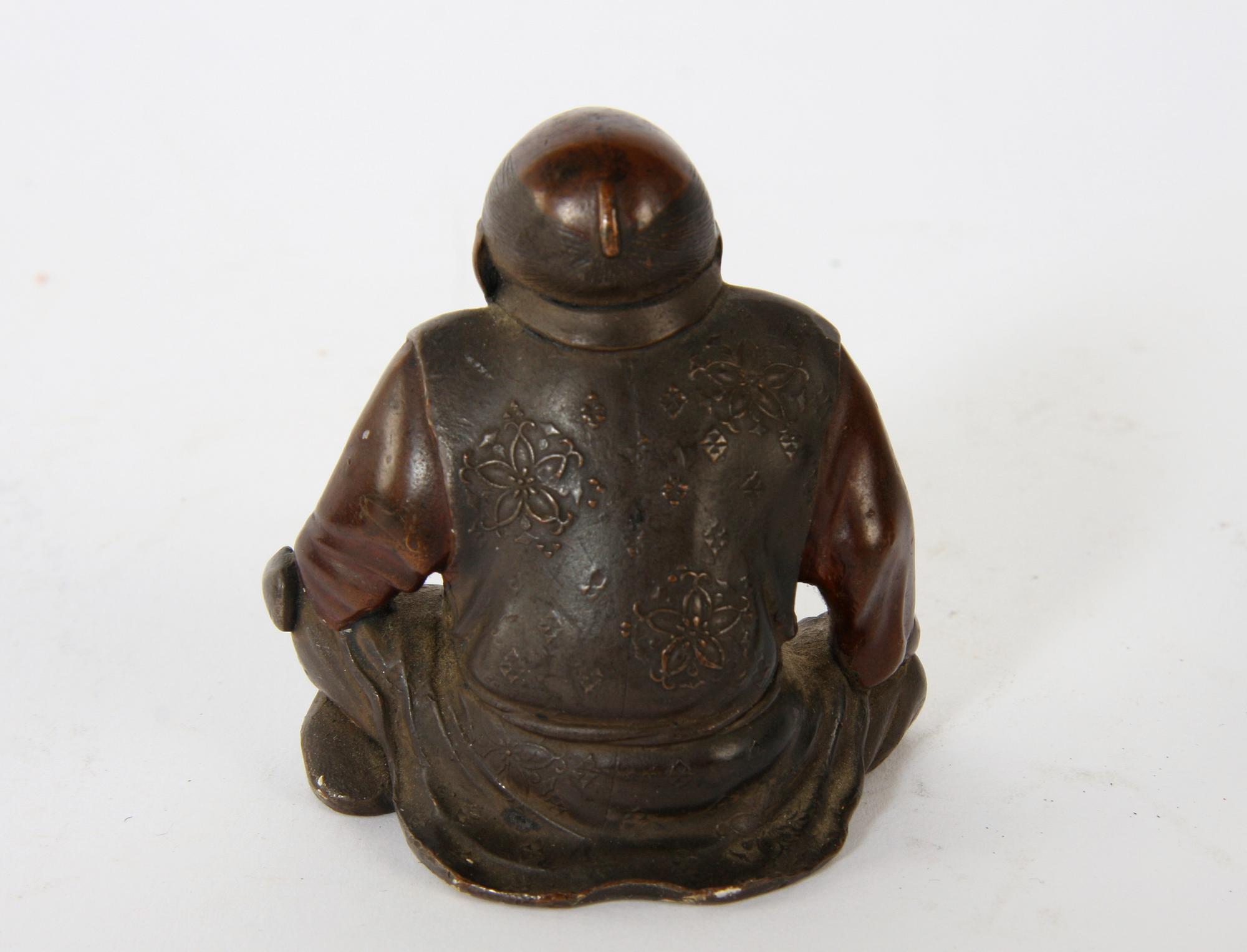 FIGURINER, 4 st, brons, trol Japan.