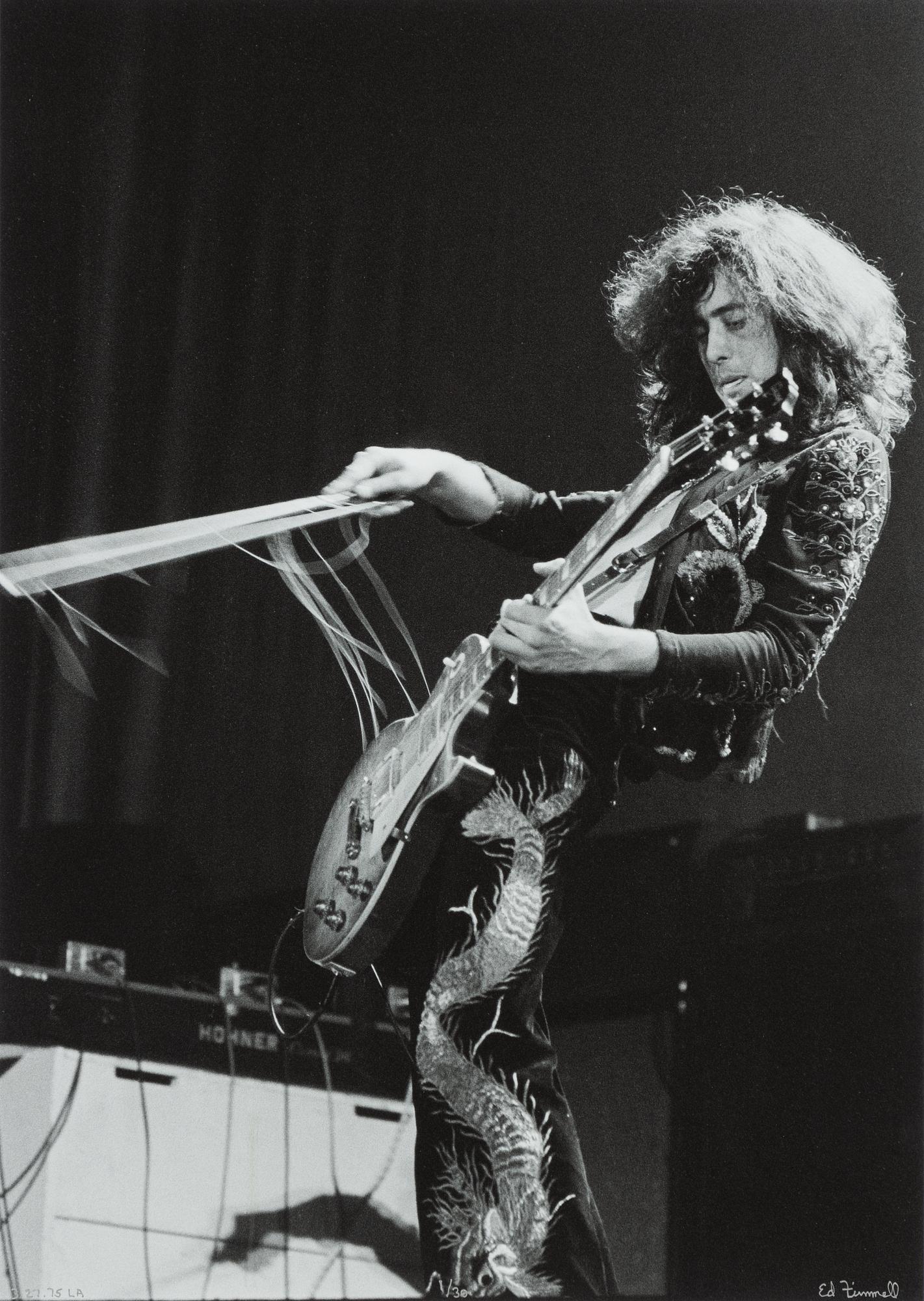 Edward Finnell, "Jimmy Page", 1975.