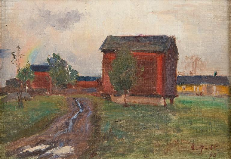 Eero Järnefelt, Gårdstunet.