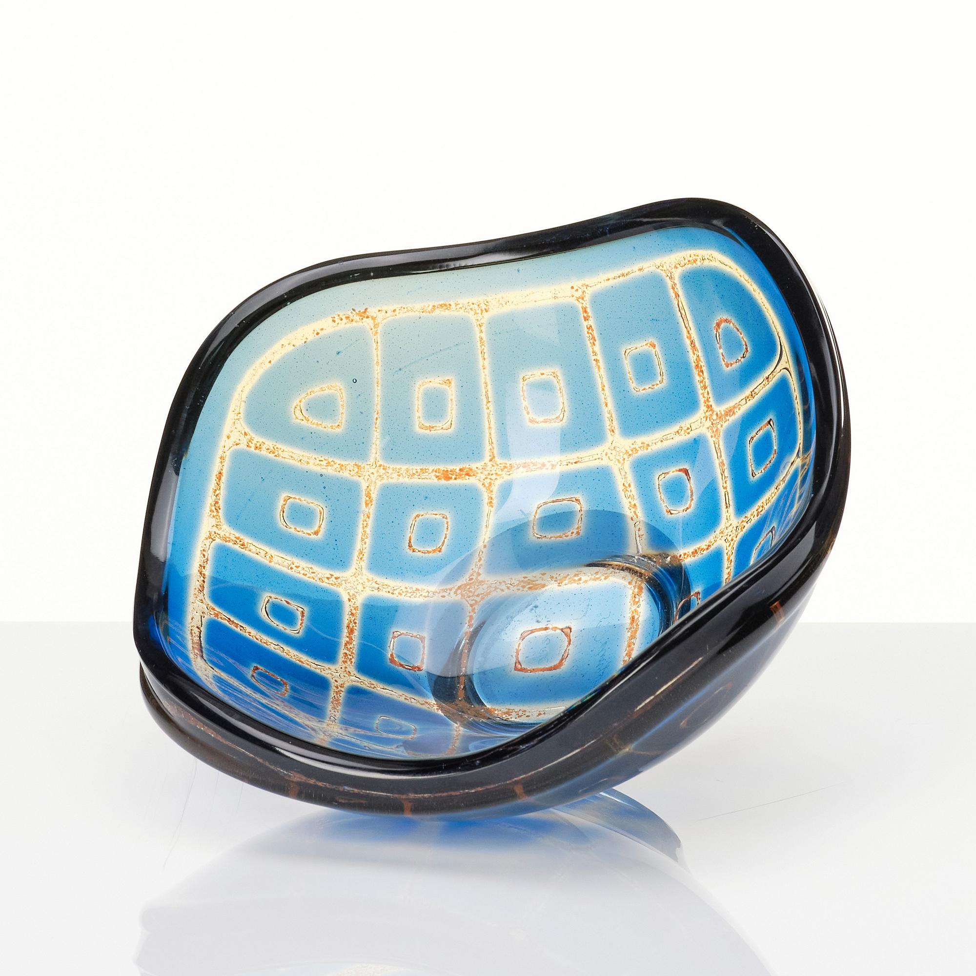 Sven Palmqvist, a 'Ravenna' glass bowl, Orrefors, Sweden 1960 or 1962.