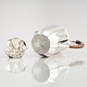 Karl Anderson, a silver coffee- and teaset, 4 pieces, Stockholm, Sweden 1918.