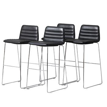 Paul Leroy bar stools, 4, Paustian, Denmark.