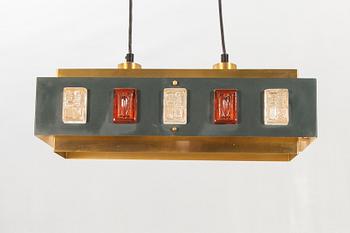 An Einar Bäckström ceiling pendant later part of the 20th century.