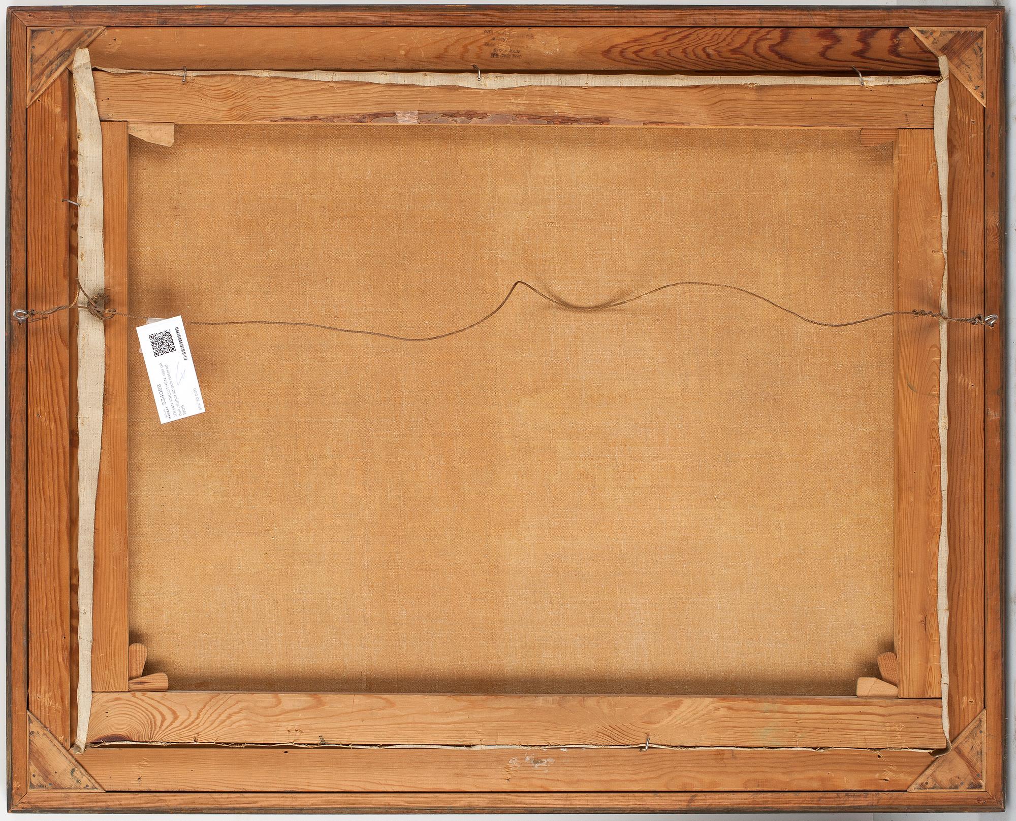 JOHAN KROUTHÉN, olja på duk, signerad och daterad 1909.