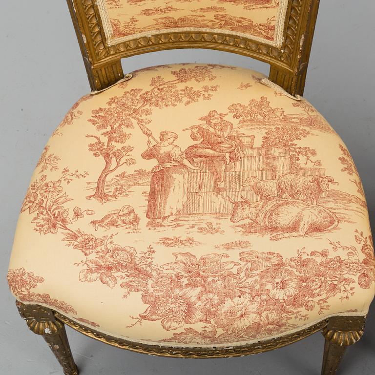 A pair of Gustavian chairs by Ephraim Ståhl (master in Stockholm 1794-1820).