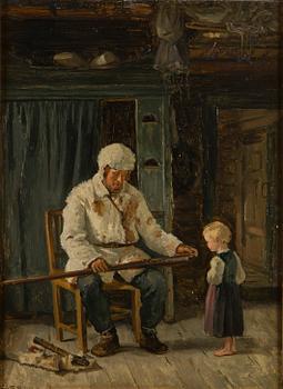 Adolf von Becker, Säljägare med dotter.