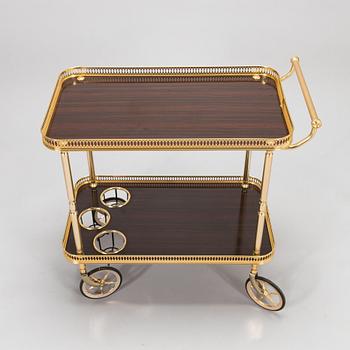 A 1970s serving trolley.