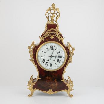 A rococo-style clock with bracket, Vincenti & Cie, France, second half of the 19th century.