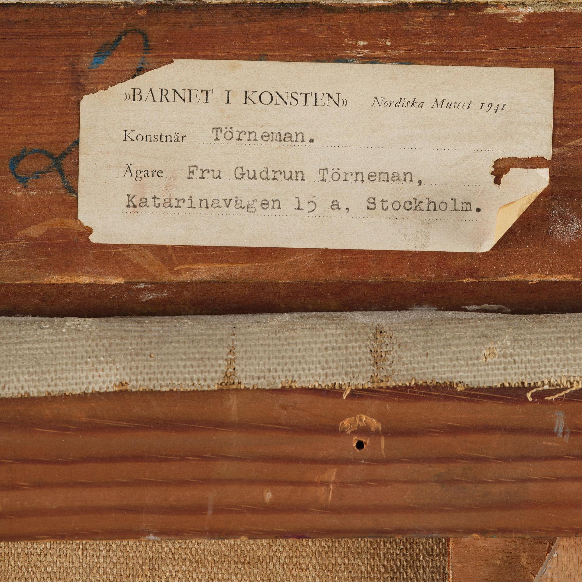 Axel Törneman, "Algot på gunghästen".