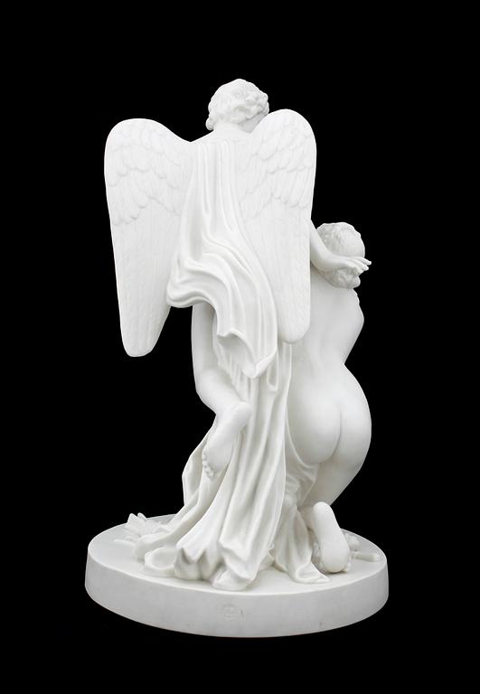 FIGURIN, parian. Gustafsberg. Märkt 1928.