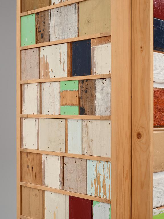 Piet Hein Eek, a "Classic Scrapwood Cabinet", Studio Piet Hein Eek, Netherlands, post 1990.