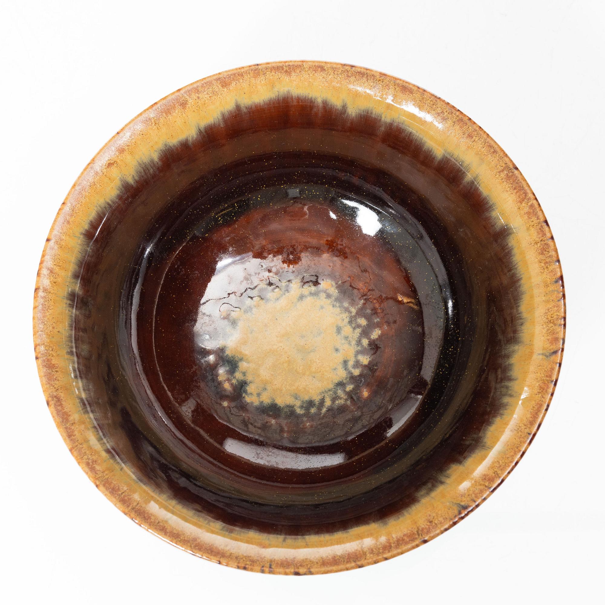 Carl-Harry Stålhane, two stoneware vases and a unique bowl, Designhuset, Lidköping.