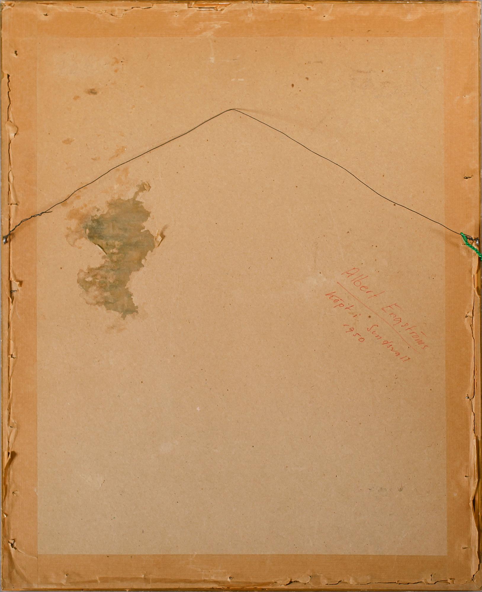 ALBERT EDELFELT, tusch, monogramsignerad. AE.