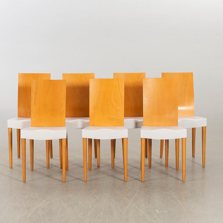 PHILIPPE STARCK, chairs , 6+1 , "Miss Trip", Kartell, Ca 2000.
