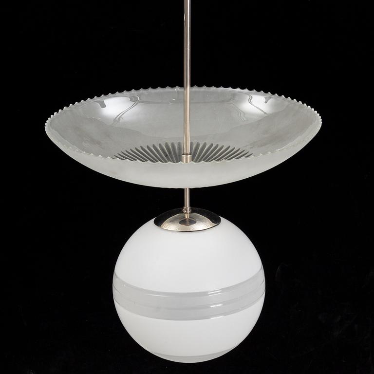Taklampa, funkis, 1930-40-tal.