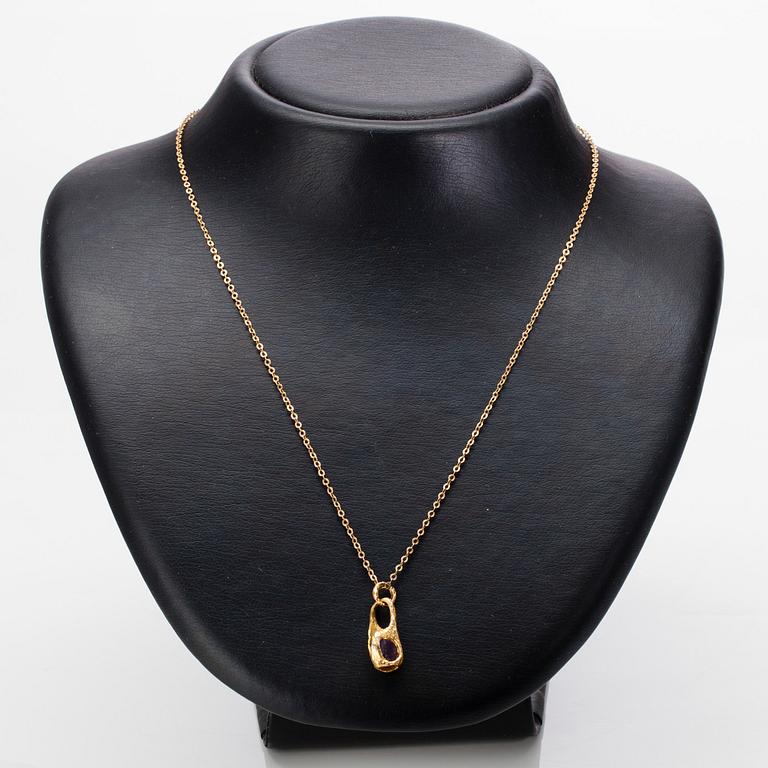 HÄNGSMYCKE, 14k guld, Björn Weckström, Lapponia 1977.