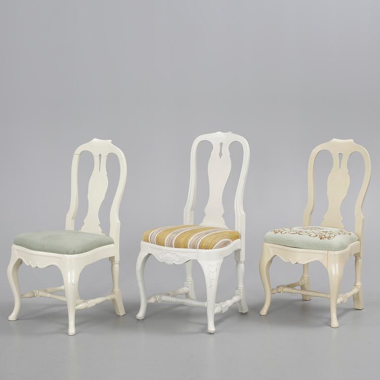 STOLAR, 8 st snarlika, rokokostil, 1900-tal.