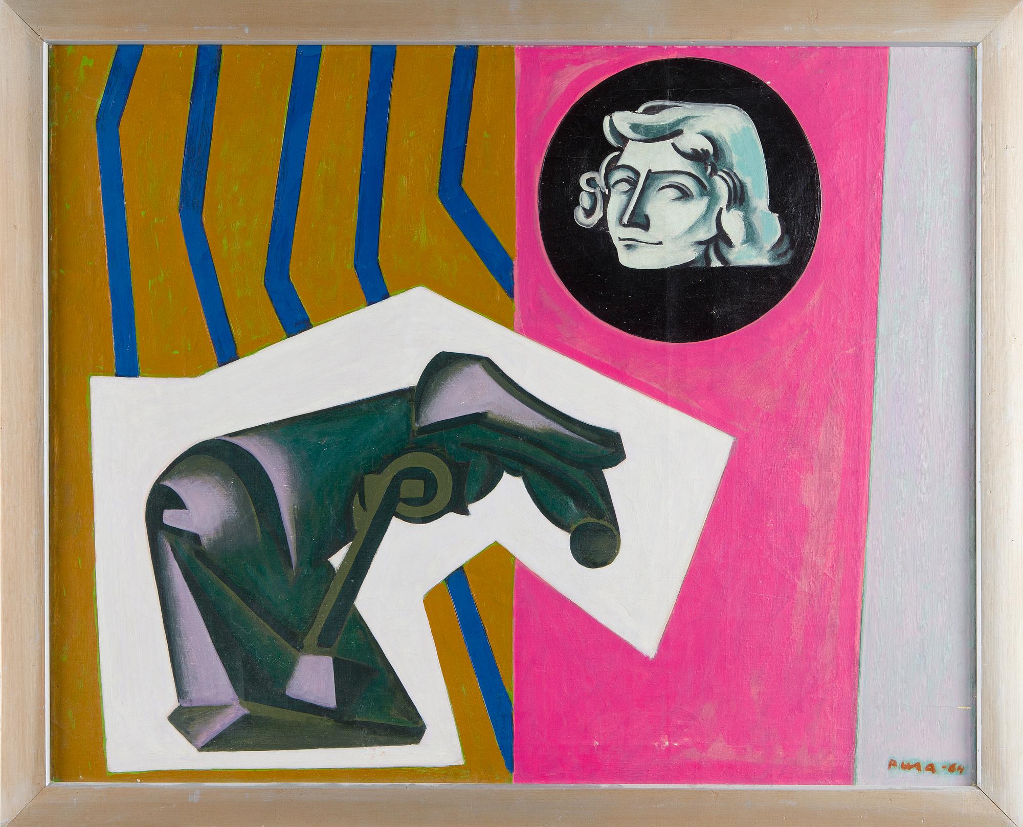 Unto Pusa, Composition (Hommage à Du-Champ-Villon).