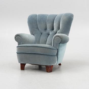 Armchair, Scandinavian Modern, 1940s.