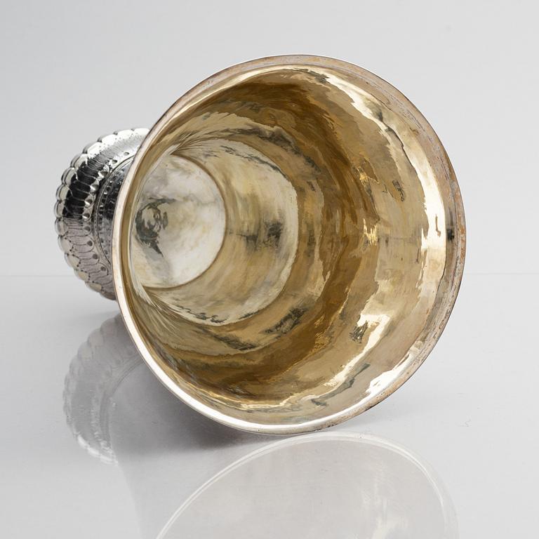 Hans Langberg, bägare, silver, Söderhamn 1799. Sengustaviansk.