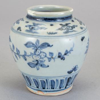 URNA, porslin, Kina, Ming (1368-1644).