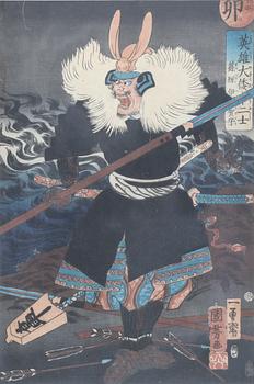 Utagawa Kuniyoshi, Hare - Shinodzuka Iga no Kami, Japan, 1854.