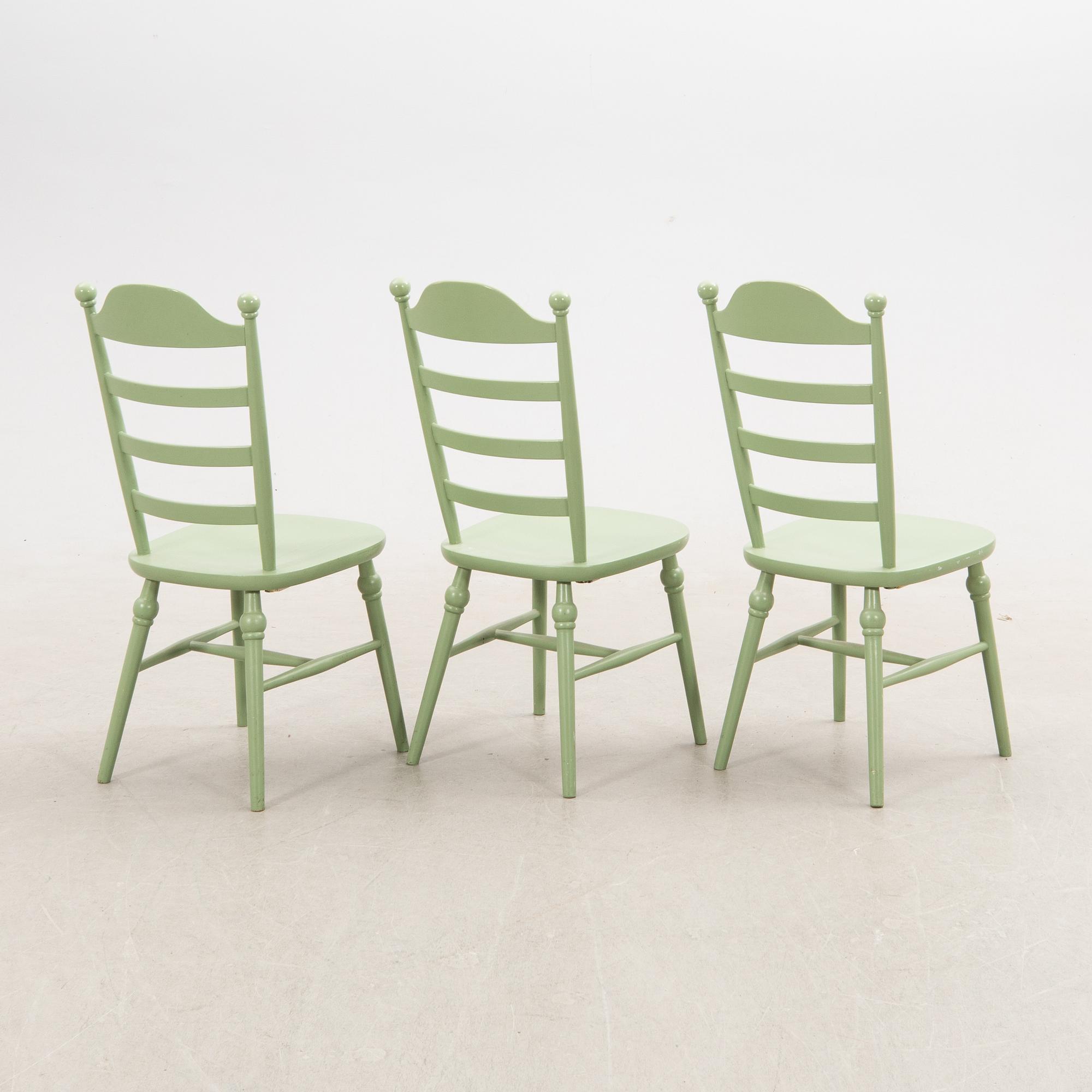 Stolar 6 st. Nesto, Nässjö stolfabrik 1900-talets andra hälft.