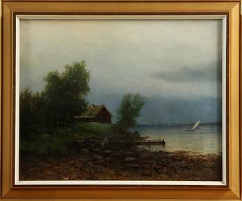 LARS THEODOR BILLING, olja på duk, sign.