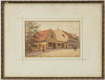 Fredrik Isberg, "Maria Förs:gs old poorhouse at Hornsgatan".