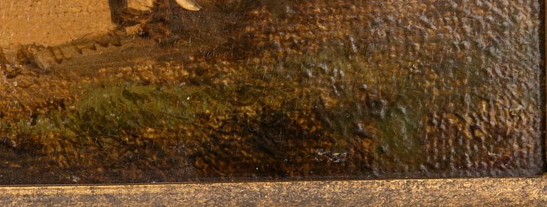 AH Vickers, olja på duk signerad.