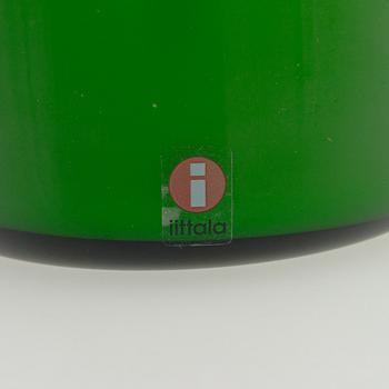 Matti Klenell, lasilintu, "Korpi Pappa", signeerattu M. Klenell Iittala.