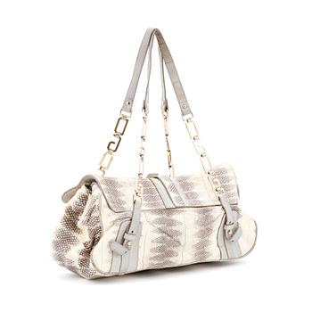 HANDVÄSKA samt SKOR, ett par. Storlek 39.