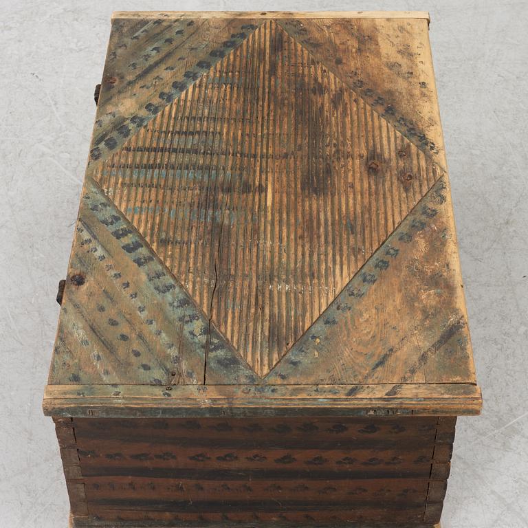 A chest, dated 1852.