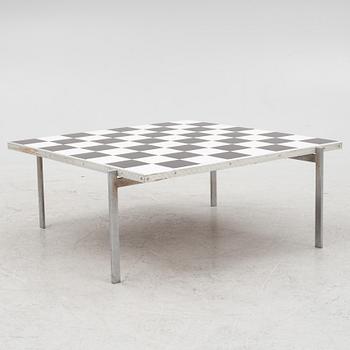 Poul Kjaerholm, a "PK 61" coffee table, E. Kold Christensen, Denmark.