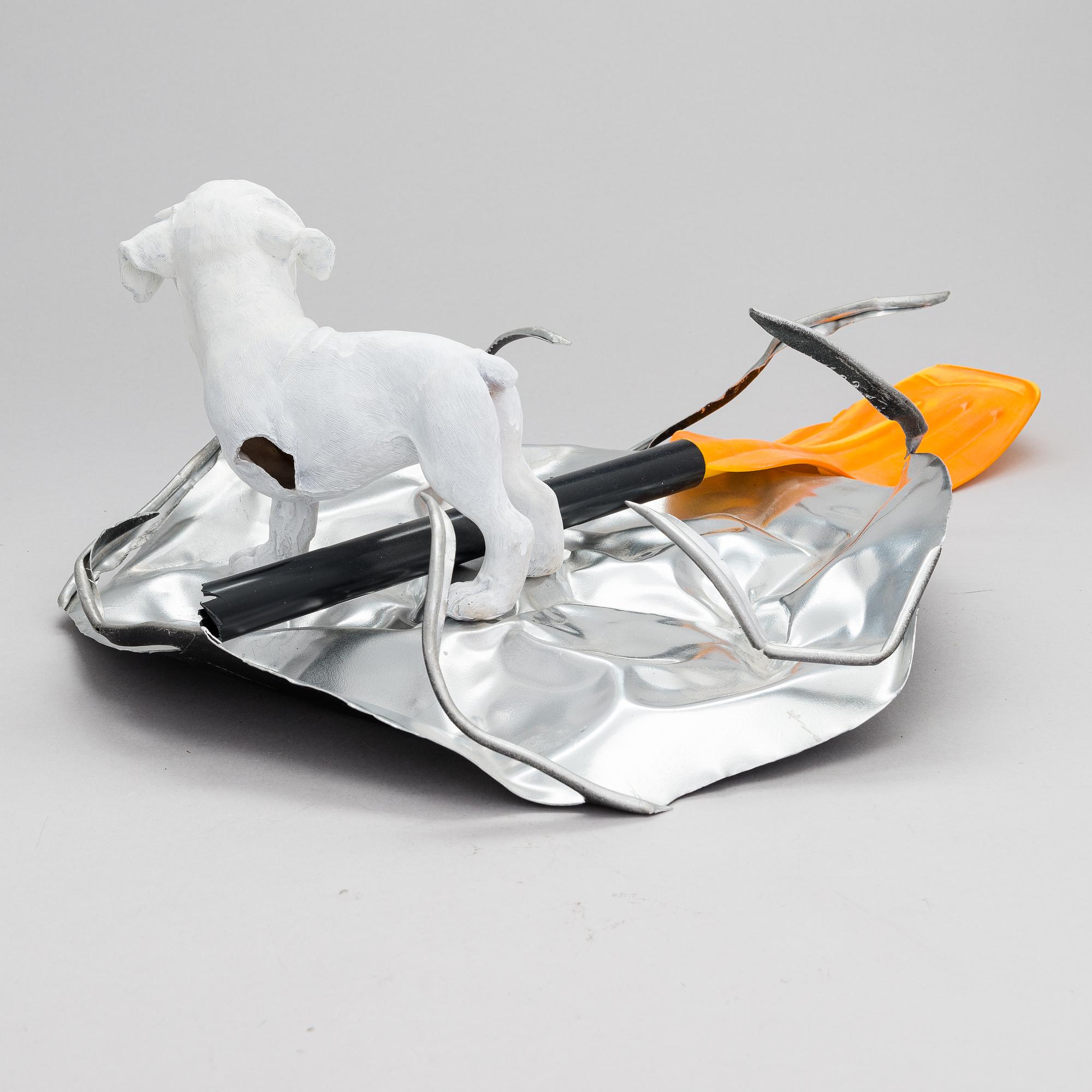 Matti Helenius, assemblage, signed and dated 2015.
