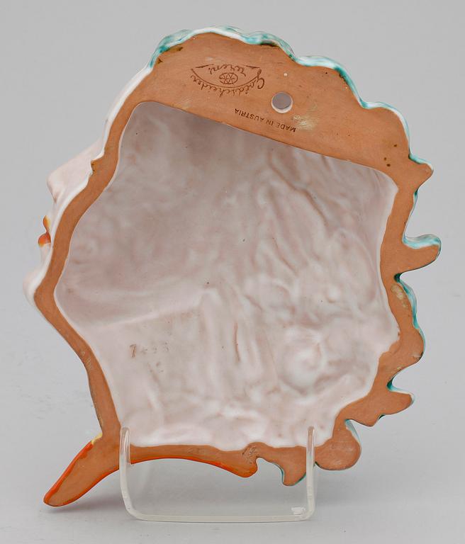 VÄGGRELIEF, terrakotta, Goldscheider, Wien, 1930-tal.