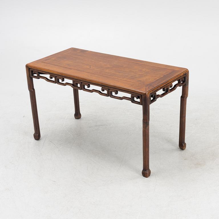 A Chinese hardwood altar table, late Qingdynasty.