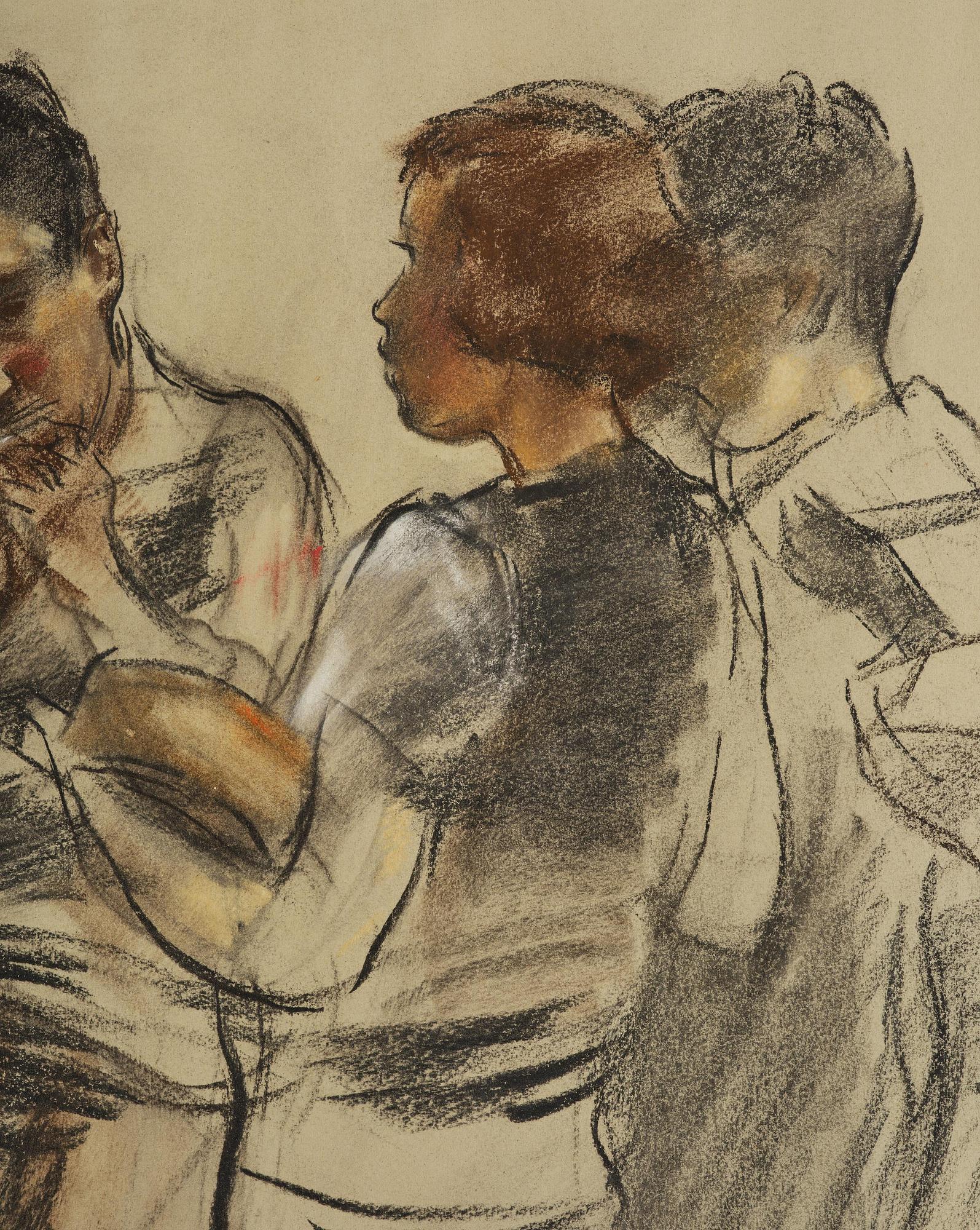 Lotte Laserstein, Children playing music.