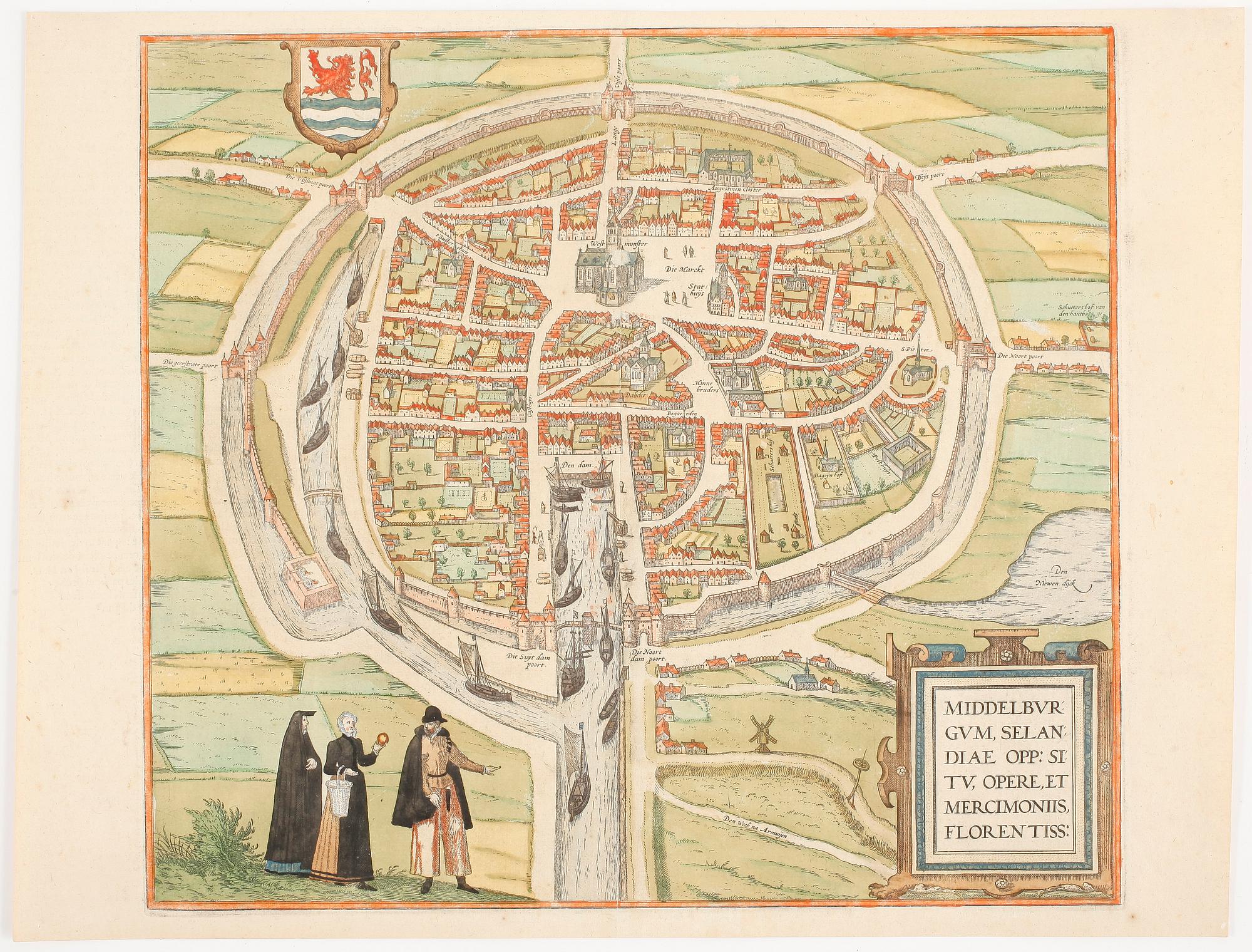 PARTI GRAVYRER, 4st, sent 1500-tal.