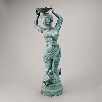 TRÄDGÅRDSSKULPTUR, plåt, 1900-talets första hälft.