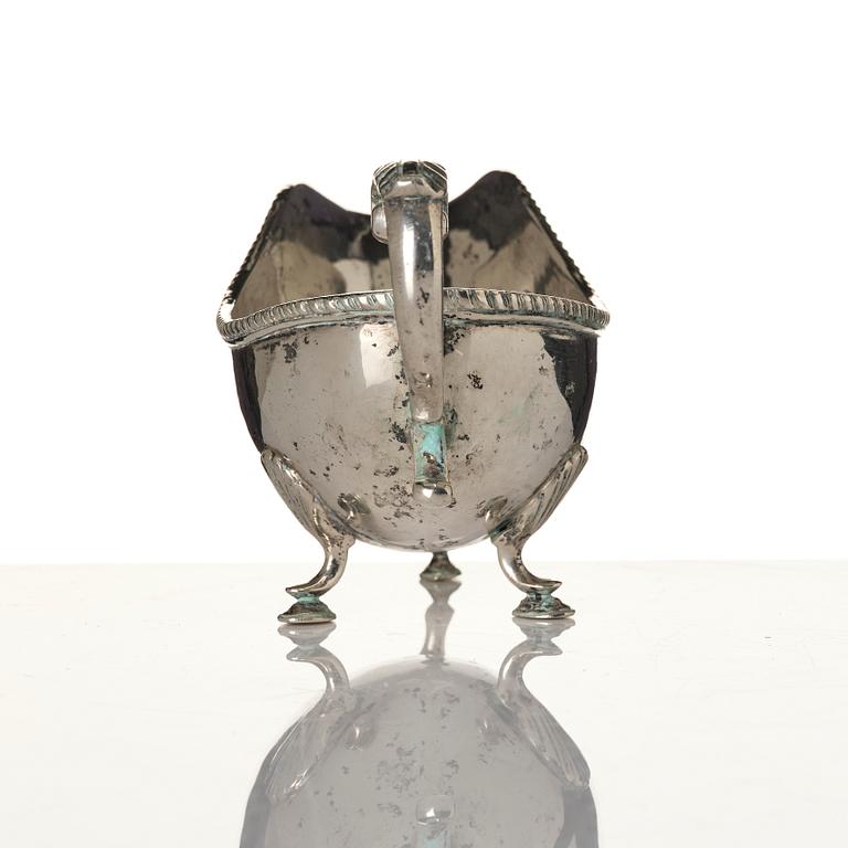 Tedos, sauceboat and cup, silver, including Ottoman Empire.