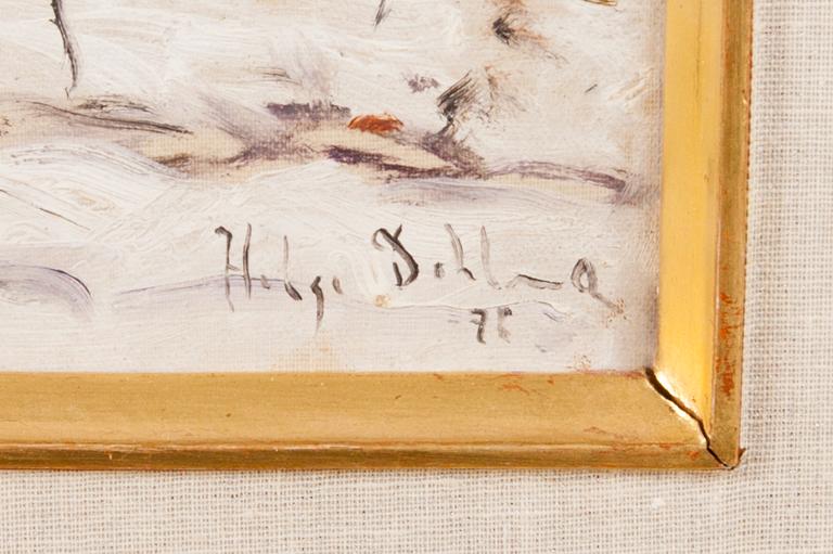 HELGE DAHLMAN, oil on panel, signed and dated -78.