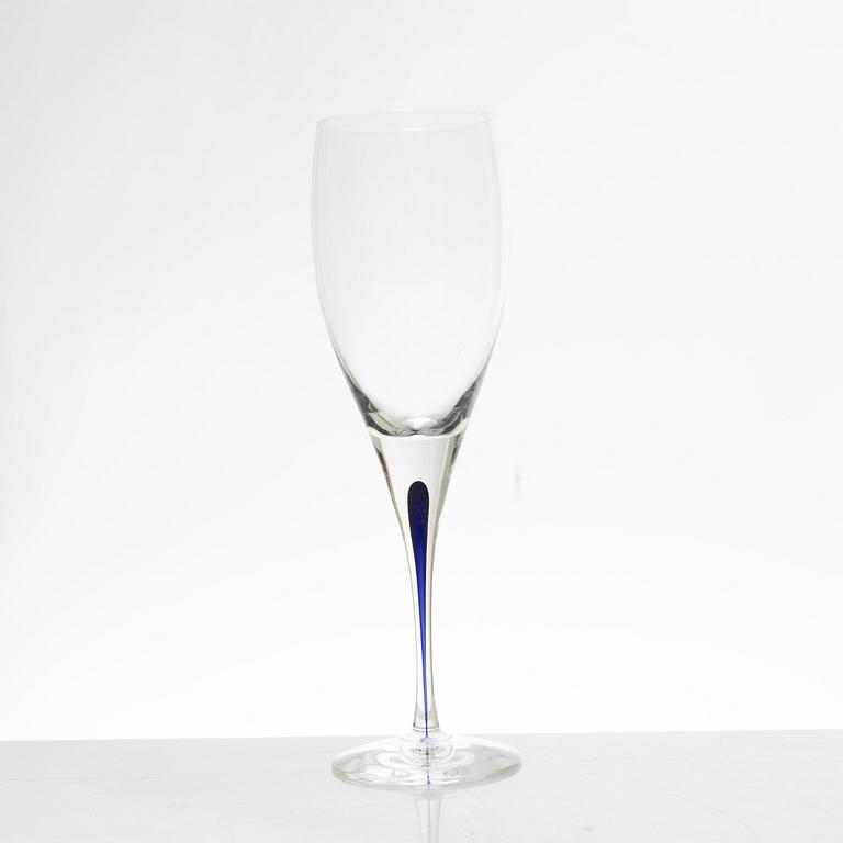 Erika Lagerbielke, a 36-piece 'Intermezzo' glass service, Orrefors.
