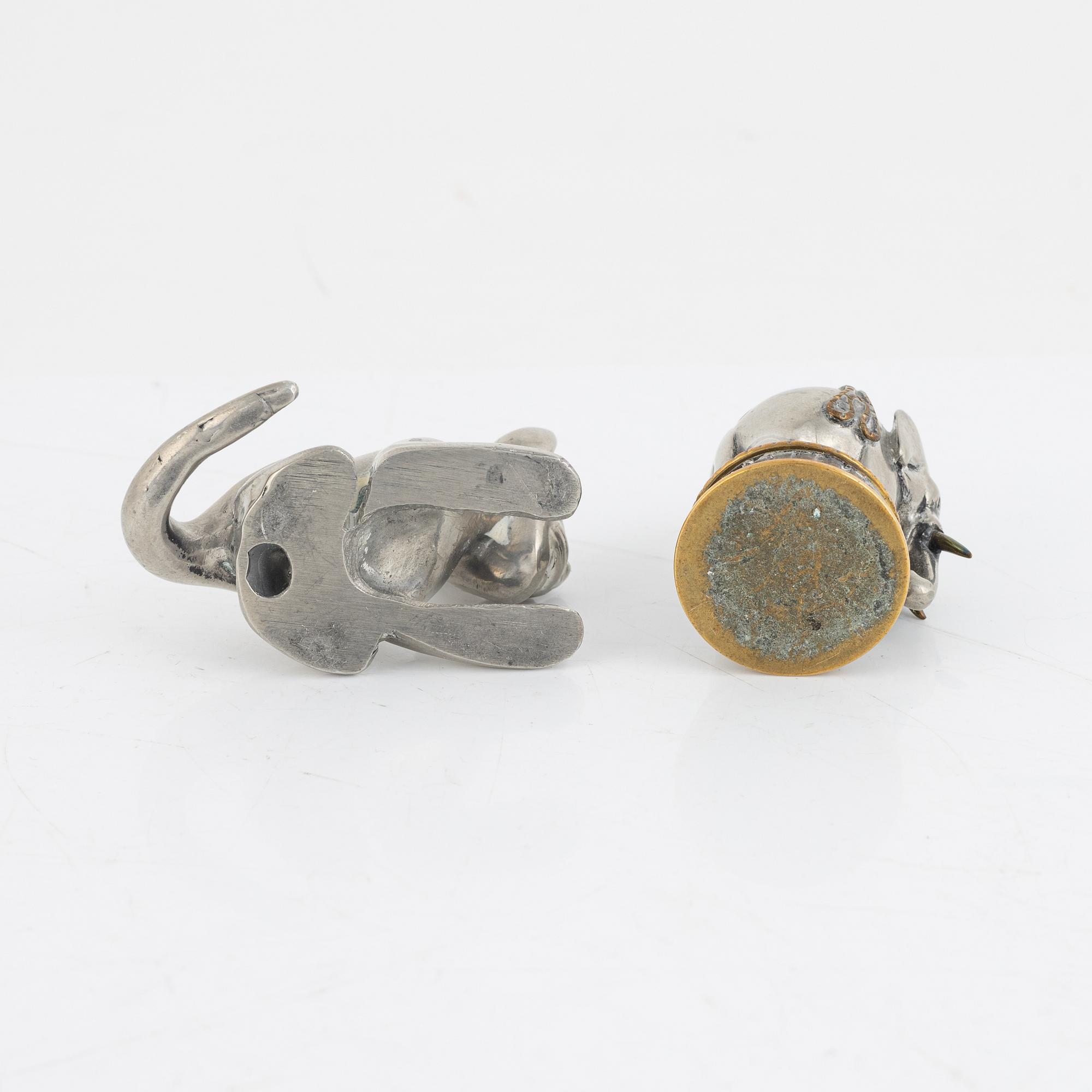 Estrid Ericson, attributed to. Two seal stamps, Firma Svenskt Tenn.