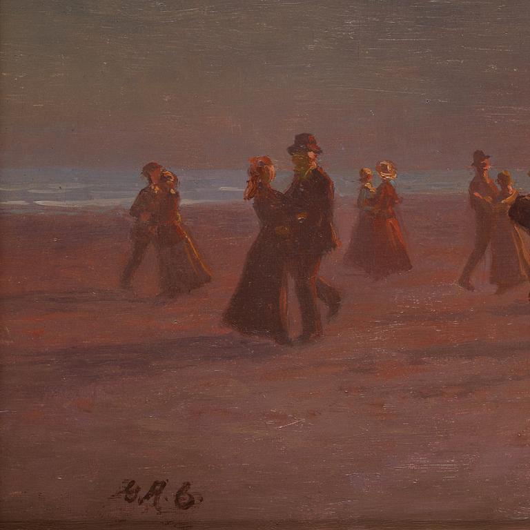 Gustaf Adolf Clémens, Midsummer on the beaches of Skagen (Saint Hans).